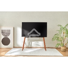 Подставка для телевизора Cactus CS-ST3646BKWN черный/орех 49