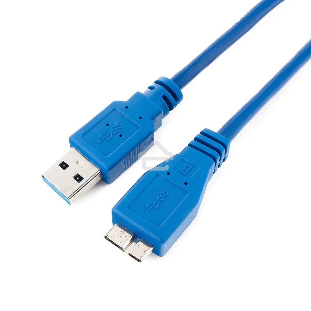 Кабель USB 3.0 для соед. 1.8м А-microB (5 pin) Gembird PRO позол.конт., пакет CCP-mUSB3-AMBM-6