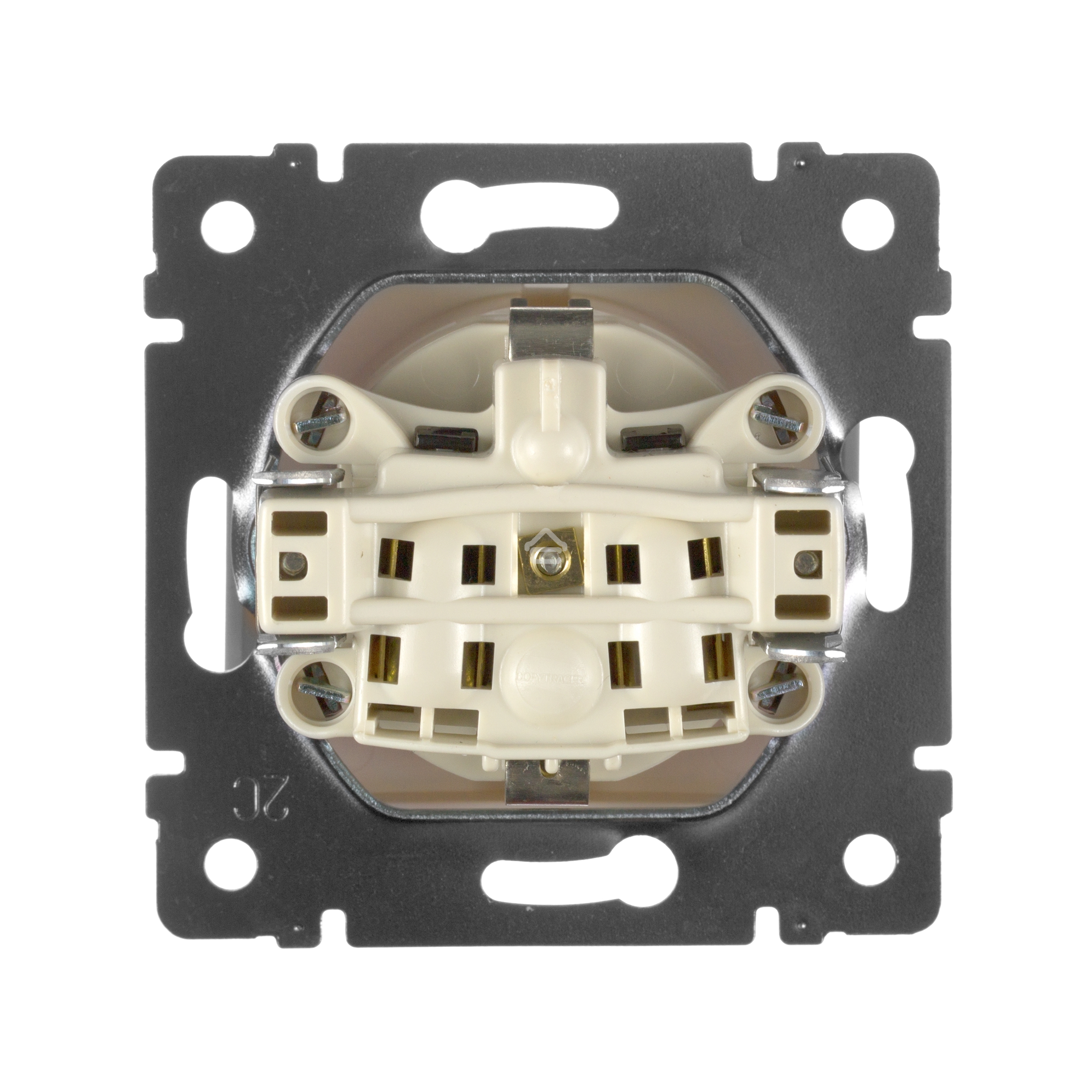 Механизм розетки 1-м СП Valena с защ. крышкой защ. шторки с заземл. сл. кость Legrand 774322