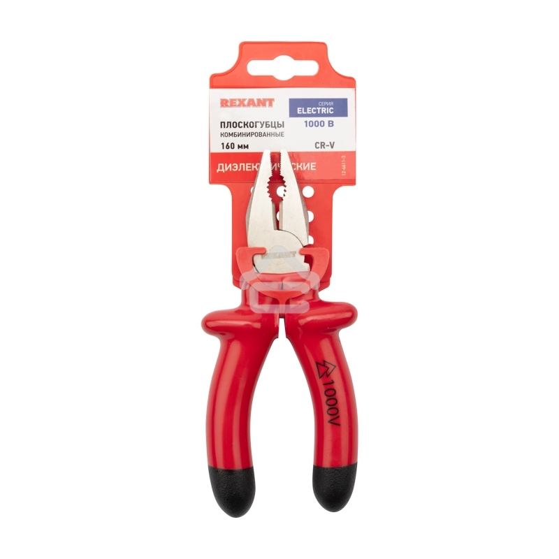 Плоскогубцы комбинированные Rexant 160 мм, диэлектрические до 1000 В
