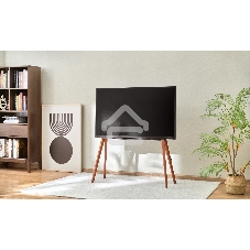 Подставка для телевизора Cactus CS-ST3646BKWN черный/орех 49