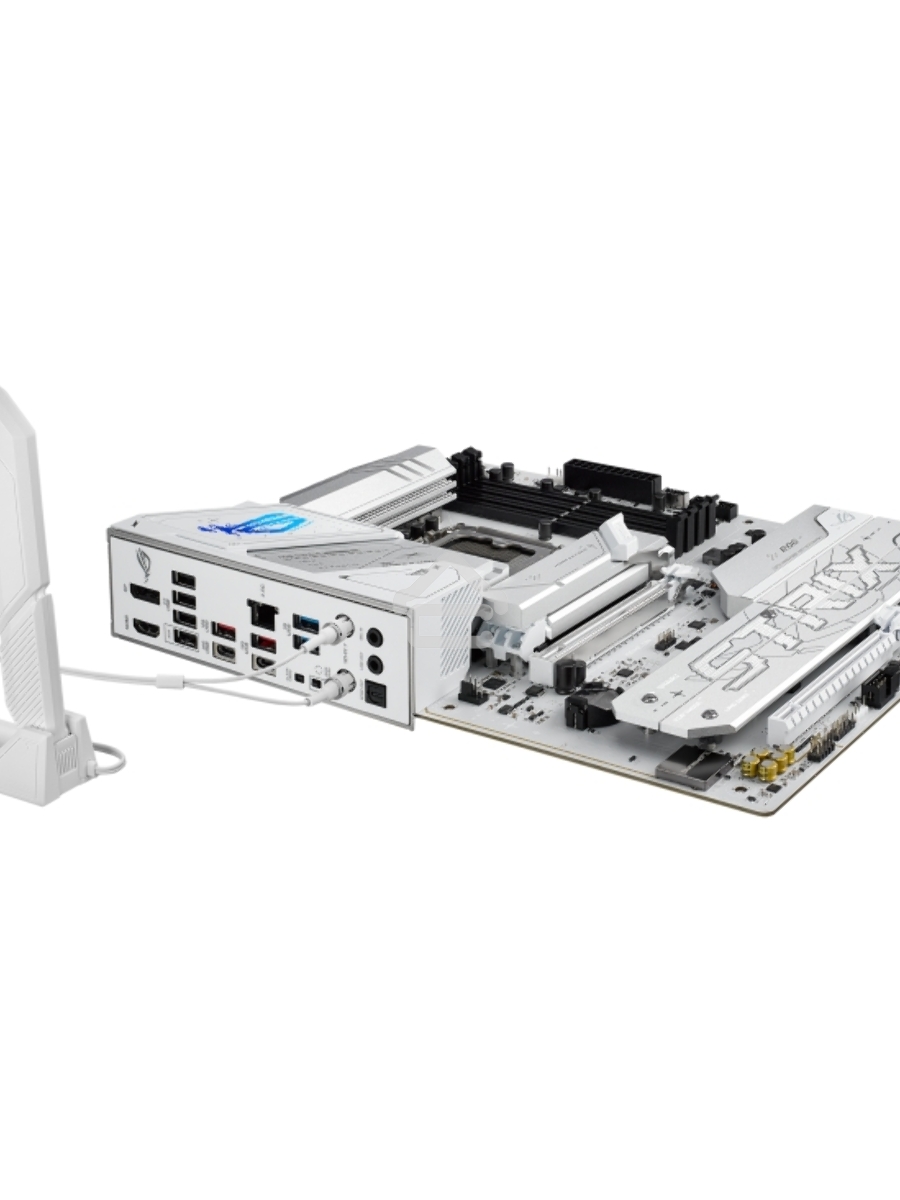 Материнская плата ASUS ROG STRIX B860-A GAMING WIFI, LGA1851, Intel B860, 4xDDR5, 4xSATA, 4xM.2, 2xPCIe 5.0 x16, 1xDP, 1xHDMI, 1x2.5Gb LAN, Wi-Fi, Bluetooth, 4xUSB 2.0, 2xUSB 3.2 Gen 1, 3xUSB 3.2 Gen 2, 1xUSB 4, 2xUSB-C, 3x3.5 мм, 7.1, ATX