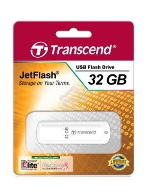 Флеш диск Transcend 32Gb Jetflash 370 TS32GJF370 USB2.0 белый