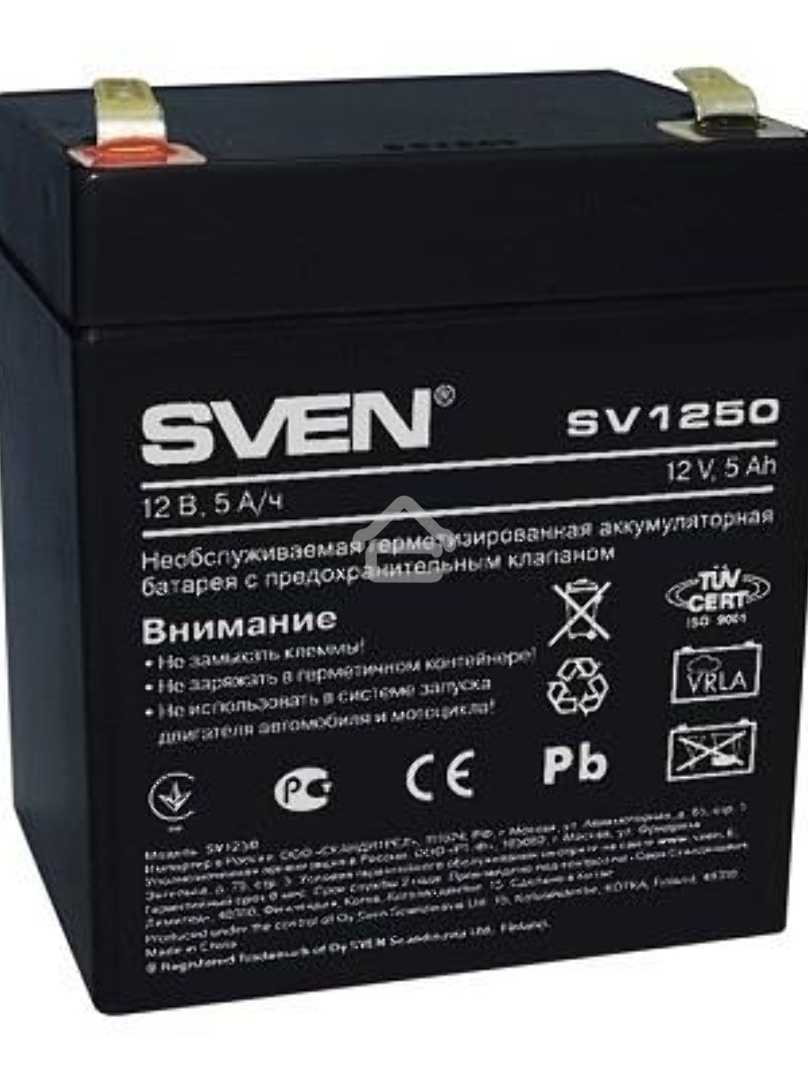 Батарея Sven SV1250 (12V 5Ah)