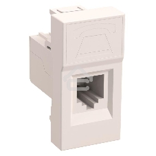 Розетка телефонная RJ-11 Iek (CKK-40D-RT1-K01) РКФ-10-00-П кат.3 (на 1 модуль) ПРАЙМЕР белая