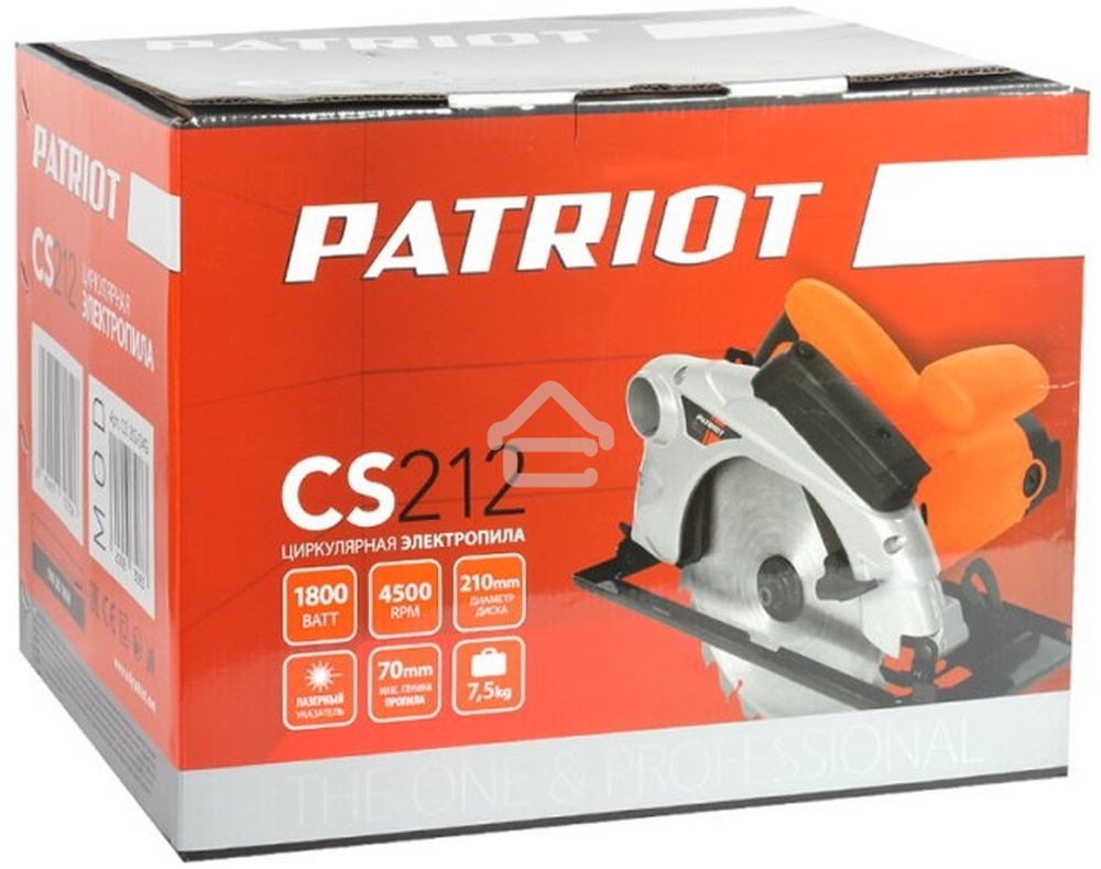 Циркулярная пила (дисковая) Patriot CS 212 1800Вт (ручная)