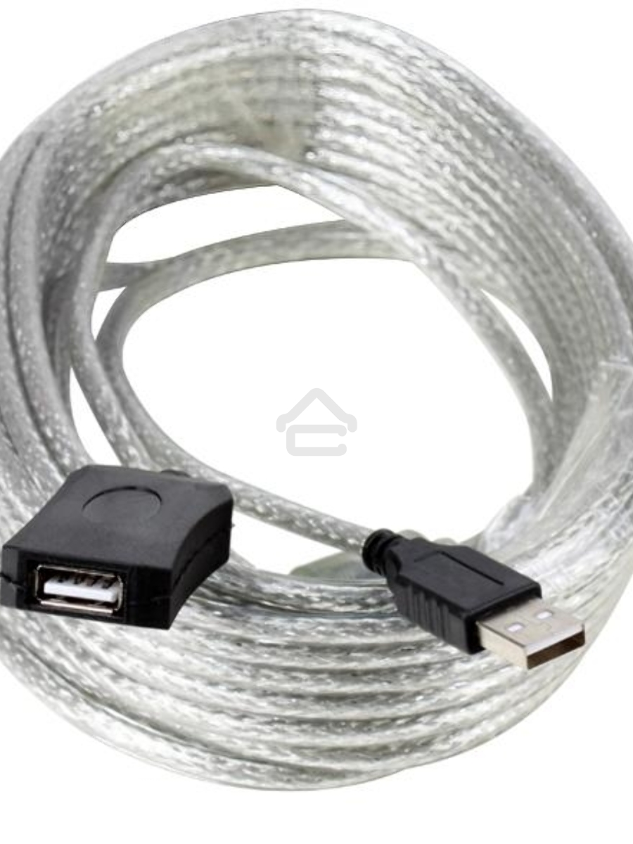 Кабель удлинитель Aopen активный ACU823-15M , USB2.0-repeater AM/AF 15м