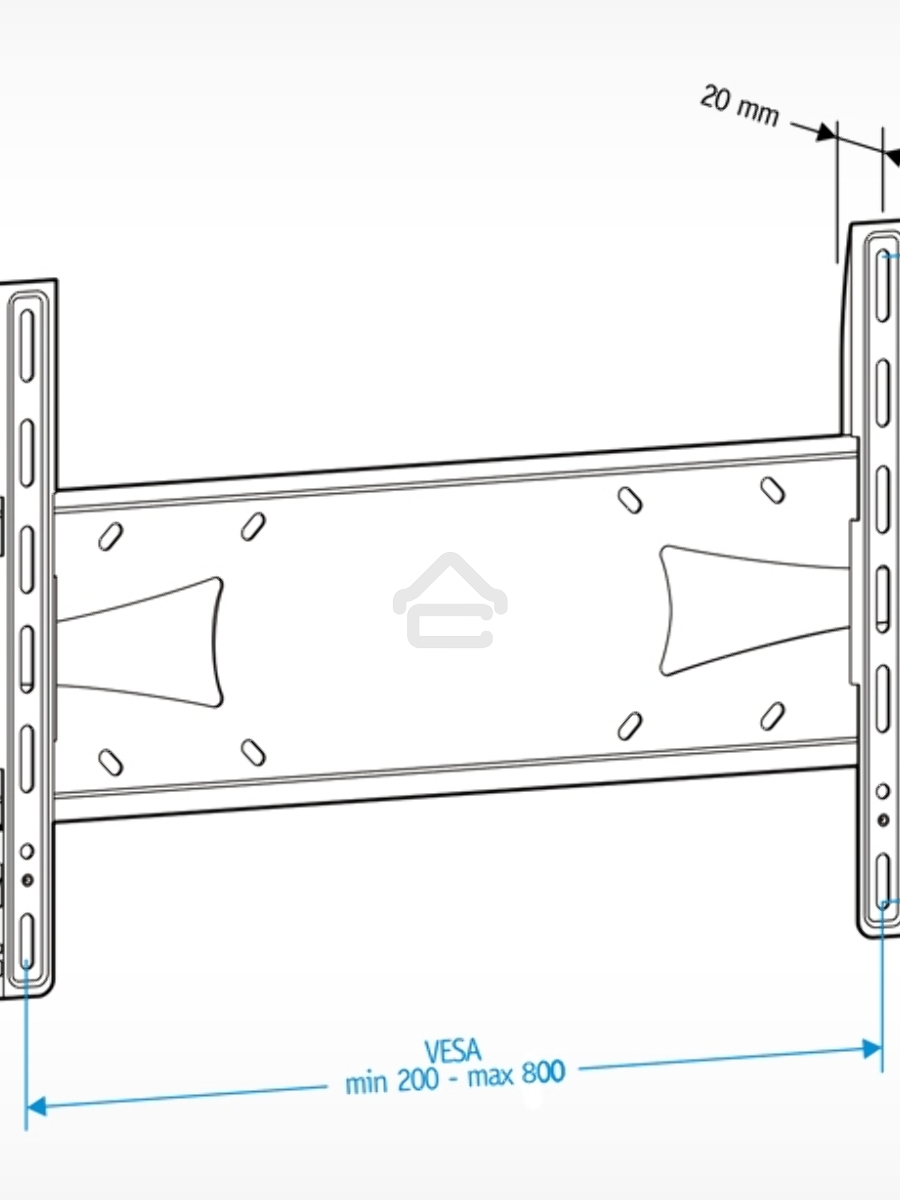 Кронштейн для телевизора Holder PFS-4017 черный 32