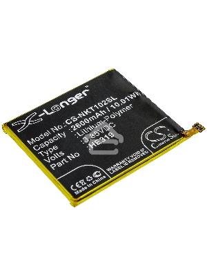 Аккумулятор CameronSino  CS-NKT102SL HE319 HE330 для Nokia 3, TA-1020, TA-1028, TA-1032 3.85V / 2600mAh / 10.01W
