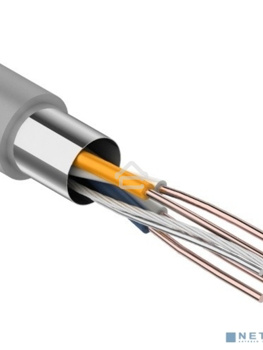 Кабель витая пара Rexant FTP 2PR 24AWG, CAT5e STRANDED (бухта 305 м)