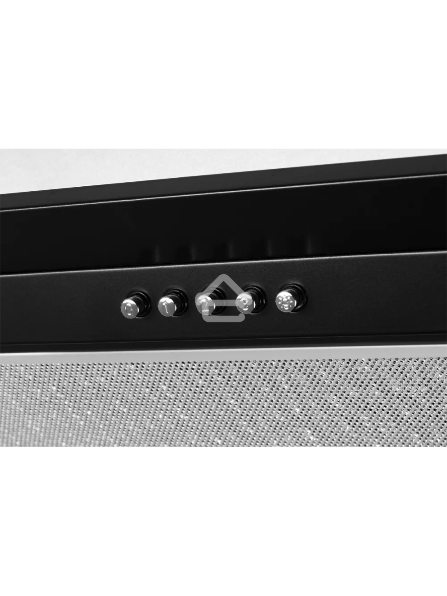 Встраиваемая вытяжка Kuppersberg INLINEA 70 BX ширина 70 см, отвод/рециркуляция, 1300 м3.ч, черный/нержавеющая сталь