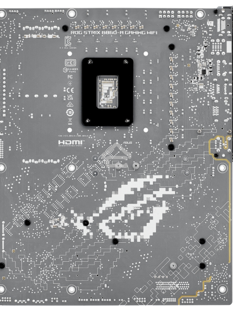 Материнская плата ASUS ROG STRIX B860-A GAMING WIFI, LGA1851, Intel B860, 4xDDR5, 4xSATA, 4xM.2, 2xPCIe 5.0 x16, 1xDP, 1xHDMI, 1x2.5Gb LAN, Wi-Fi, Bluetooth, 4xUSB 2.0, 2xUSB 3.2 Gen 1, 3xUSB 3.2 Gen 2, 1xUSB 4, 2xUSB-C, 3x3.5 мм, 7.1, ATX