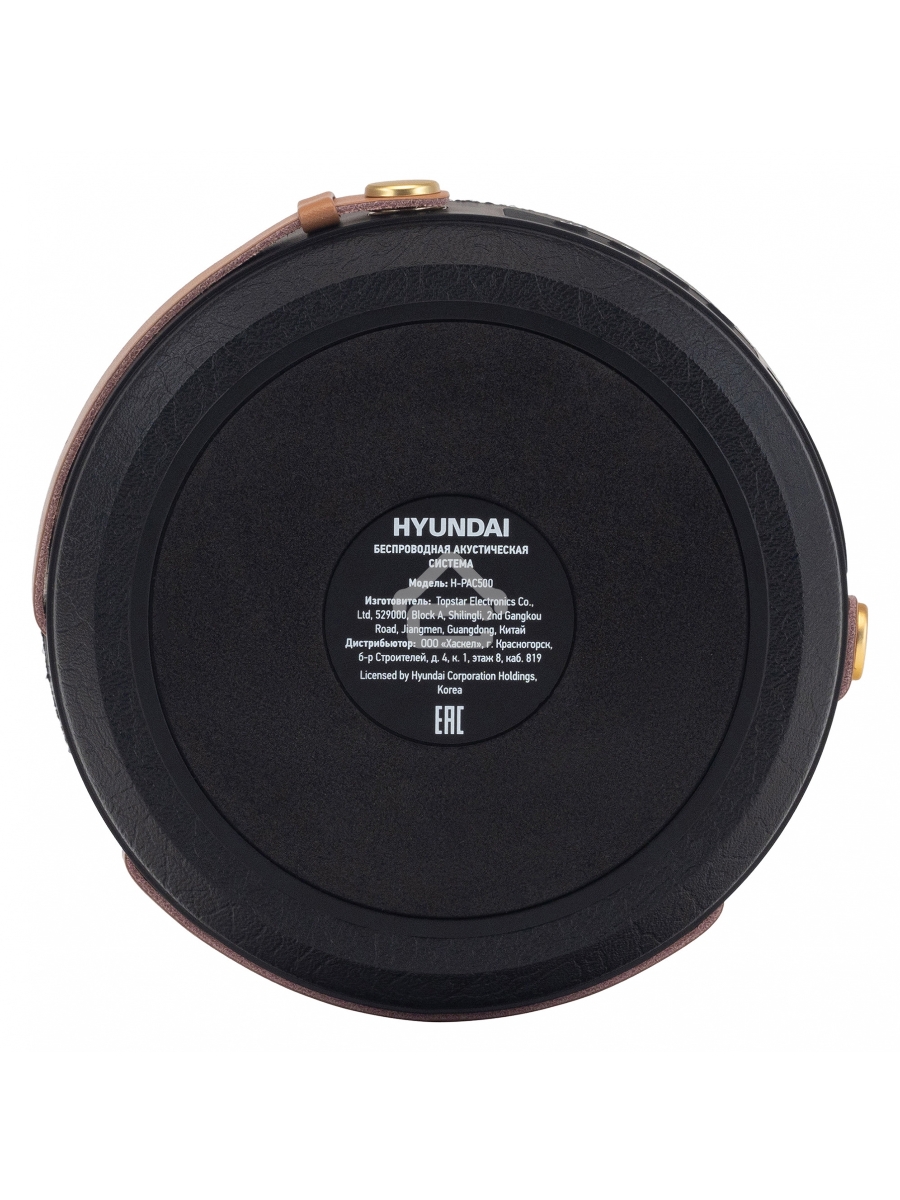 Колонка портатитвная Hyundai H-PAC520 синий 8W 1.0 BT/3.5Jack 10м 2200mAh