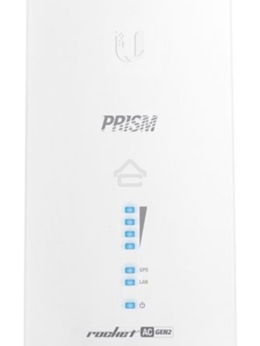 Точка доступа UBIQUITI RP-5AC-Gen2 Rocket 5AC PRISM Gen 2 Радиоустройство 5 ГГц, PtMP/PtP, airMAX ac, 2x RP-SMA, фильтры airPrism, GPS Sync