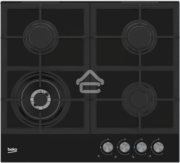 Газовая варочная панель Beko HILW 64225 S, черный