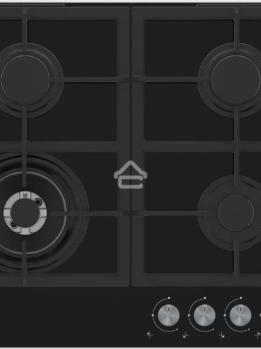 Встраиваемая газовая варочная поверхность Beko HILW 64225 S, Черный