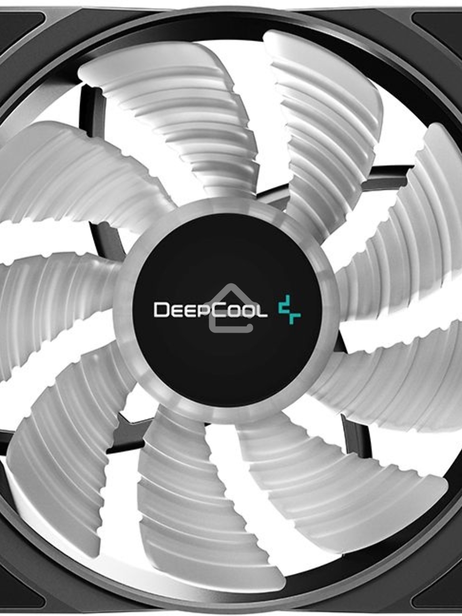 Вентилятор для корпуса DEEPCOOL RF120 FS черный, 120 мм, 1500 об/мин, 27 дБ, 4 pin