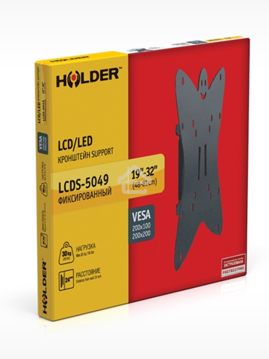 Кронштейн для телевизора Holder LCDS-5049 металлик 19