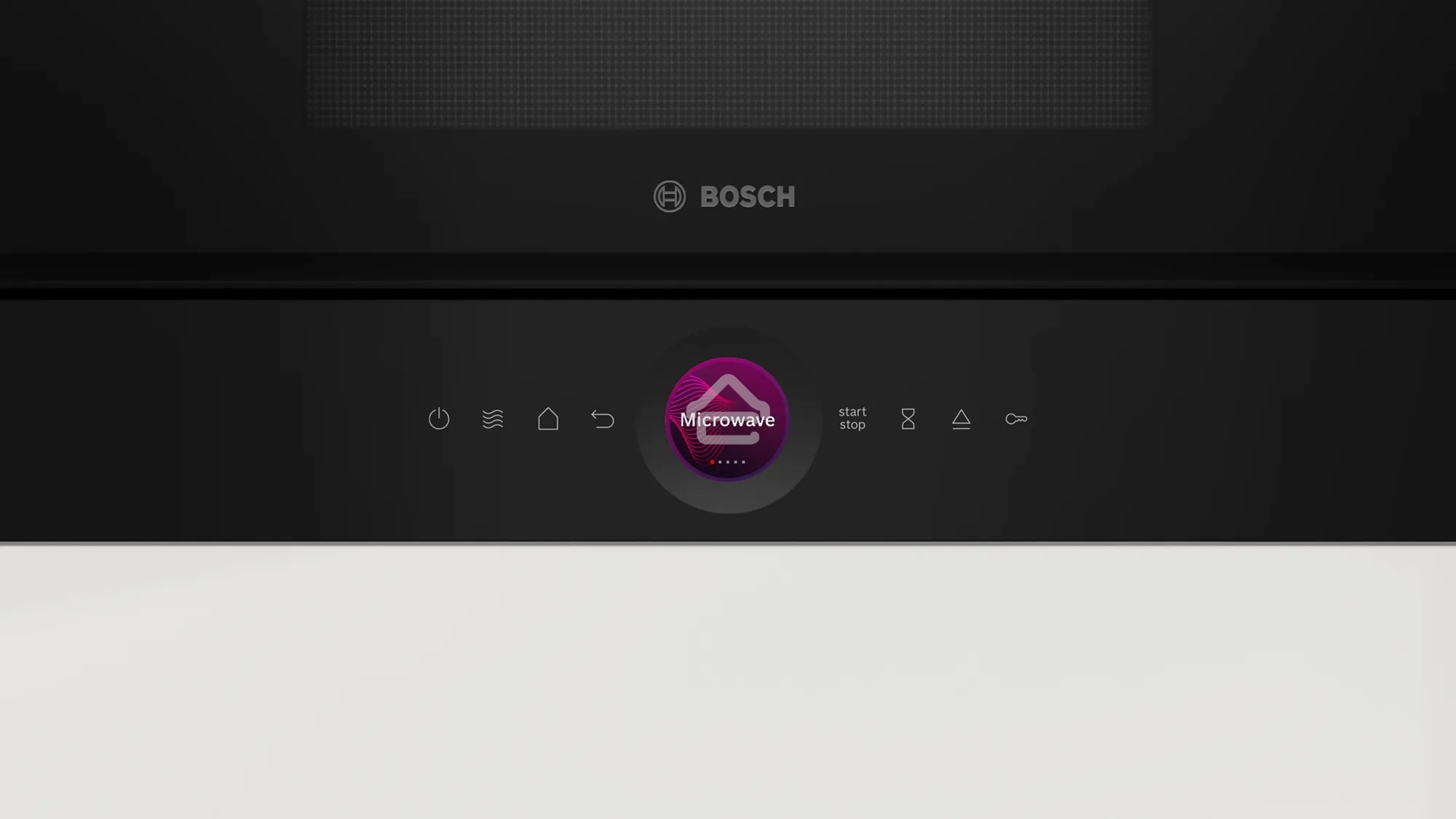 Встраиваемая микроволновая печь Bosch BEL7321B1 900Вт, 5 режимов, кварцевый гриль,инвертер, 21 л, черный, петли слева