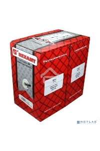 Кабель витая пара Rexant FTP 2PR 24AWG, CAT5e STRANDED (бухта 305 м)