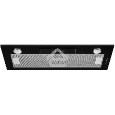 Вытяжка встраиваемая Kuppersberg Inlinea 70 BX черный/нержавеющая сталь, 70 см, 1300 куб. м/ч, 41 дБ