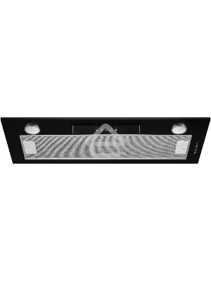 Встраиваемая вытяжка Kuppersberg INLINEA 70 BX ширина 70 см, отвод/рециркуляция, 1300 м3.ч, черный/нержавеющая сталь