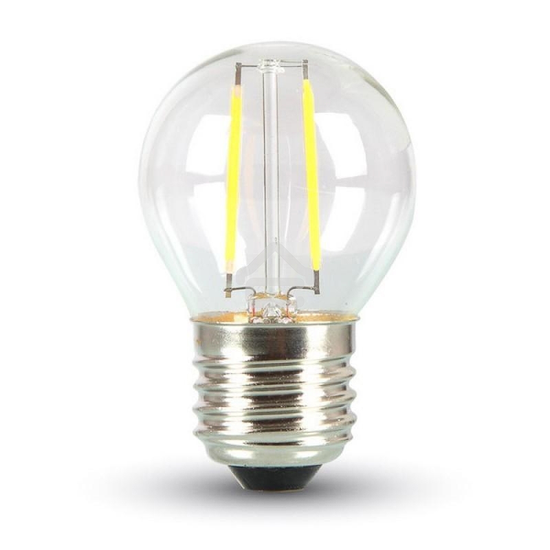 Ретро-лампа Neon-night Filament G45 E27, 2W, 230 В, теплый белый 3000 K