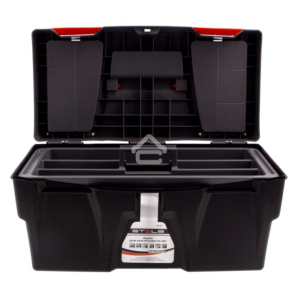 Ящик STELS 90705 для инструмента 500х260х260мм 20'' пластик