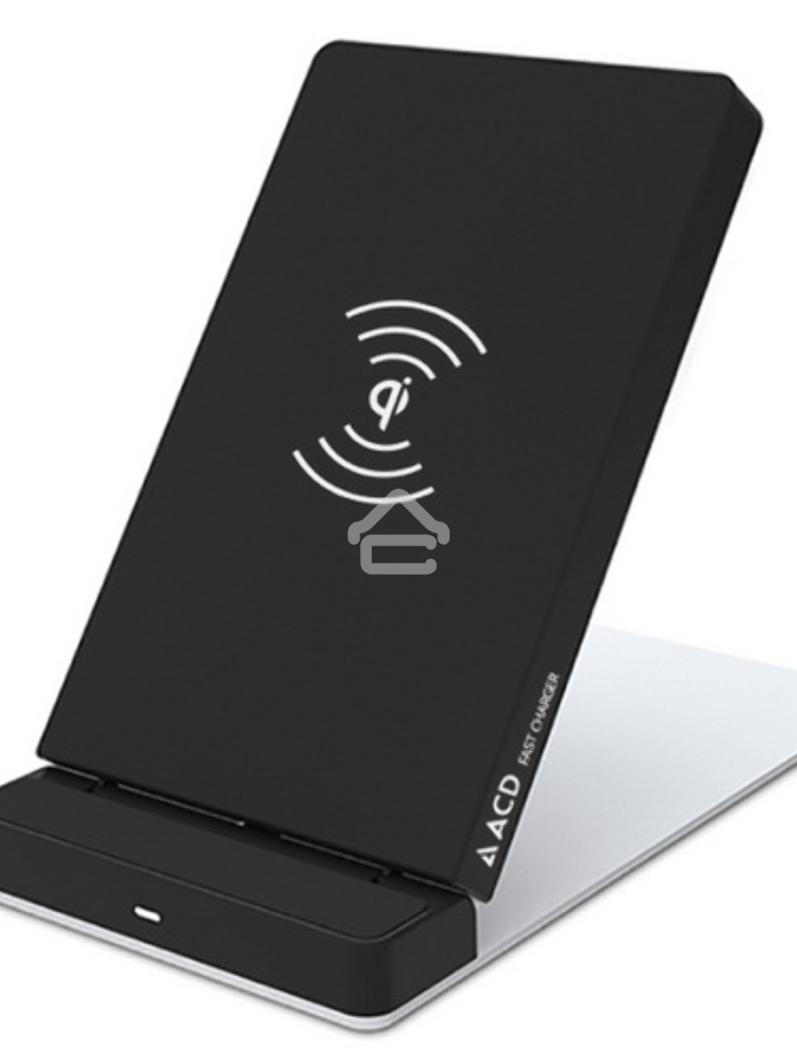 Беспроводное зарядное устройство ACD-W102Q-F1B 10Вт, беспроводная Qi, 2-катушки с QC, 5В/2А ~ 9В/1,8А RTL