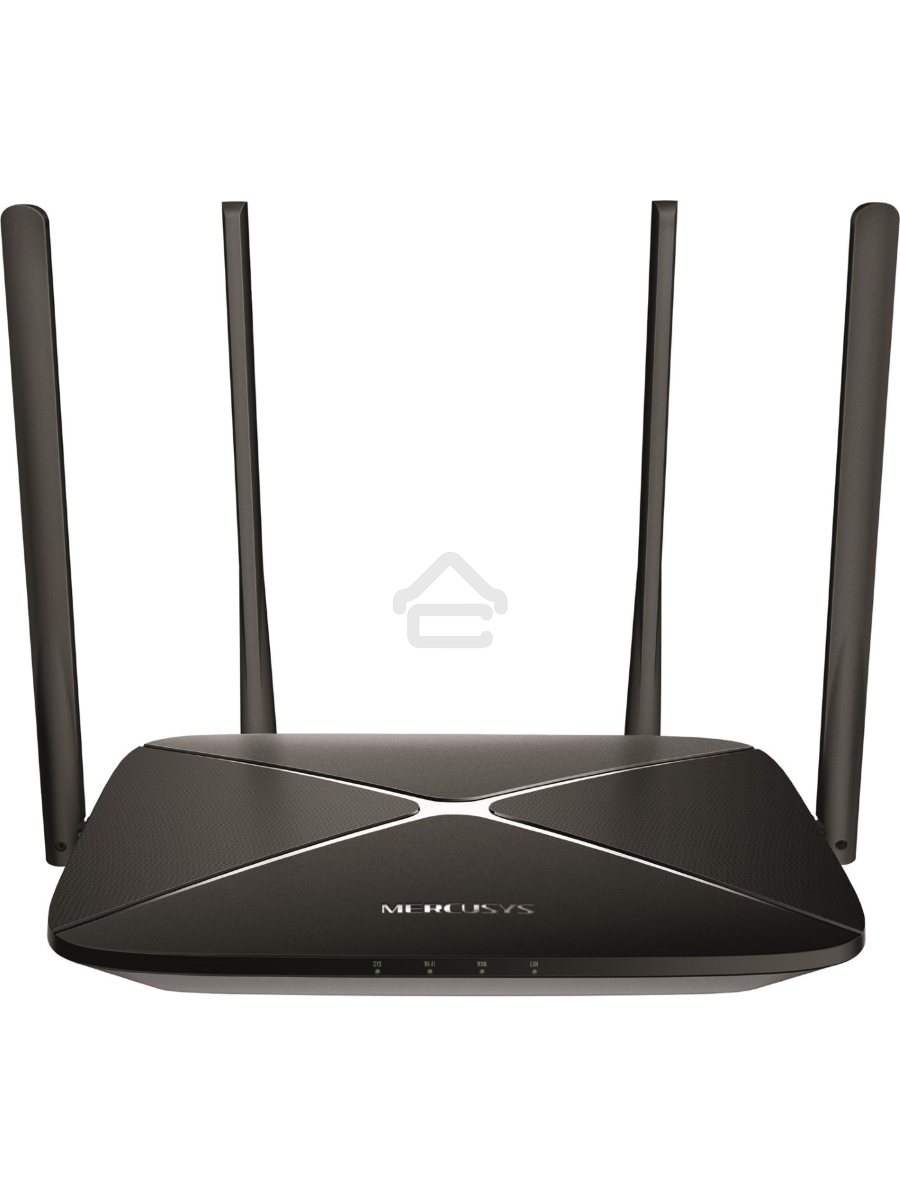 Двухдиапазонный Wi-Fi роутер Mercusys AC12G AC1200,до 867 Мбит/с на 5 ГГц + до 300 Мбит/с на 2,4 ГГц, 802.11ac/a/b/g/n