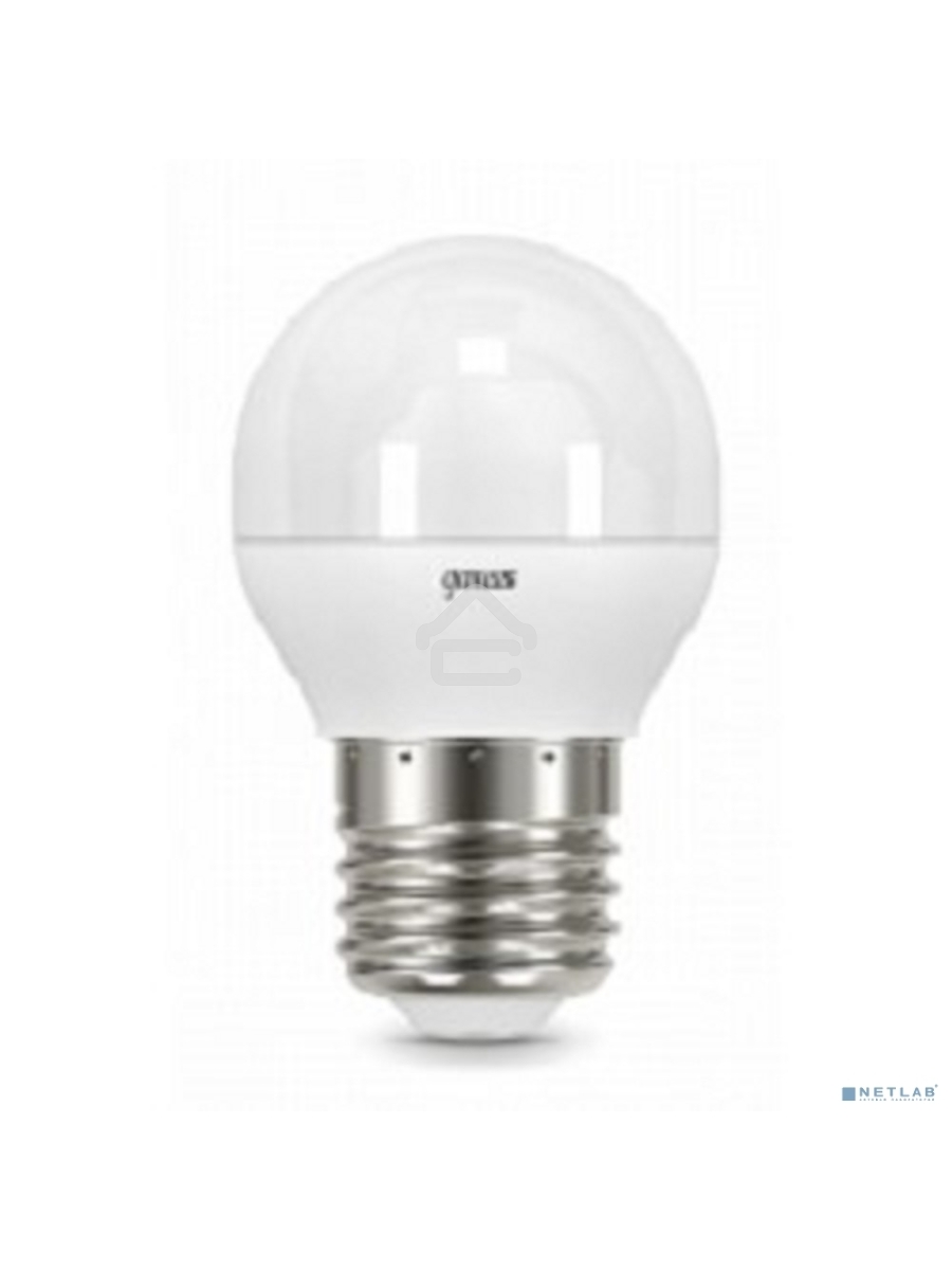 Светодиодная лампа GAUSS 105102110 LED Шар E27 9.5W 890lm 3000K 1/10/50
