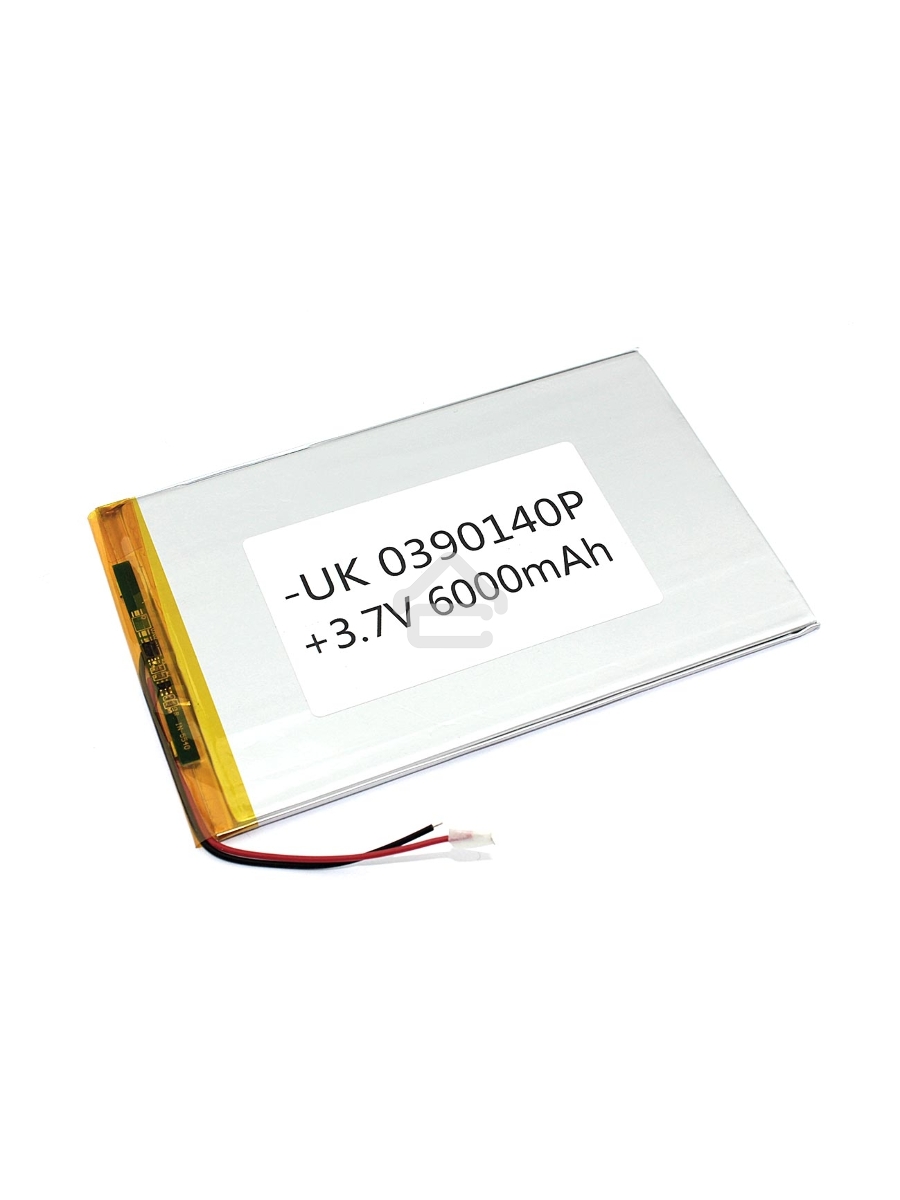 Аккумулятор Li-Pol (батарея) 3*90*140мм 2pin 3.7V/6000mAh