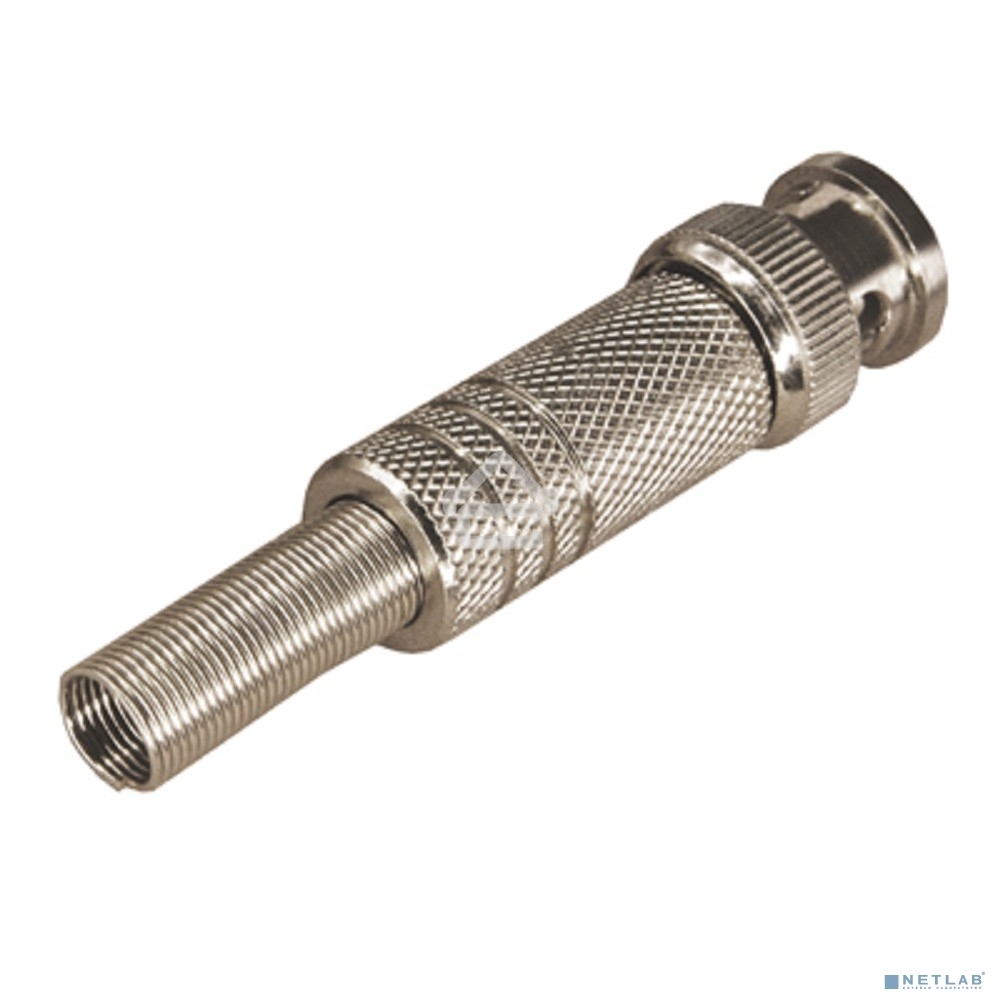 Разъем штекер BNC под винт с пружиной металл Rexant 05-3073