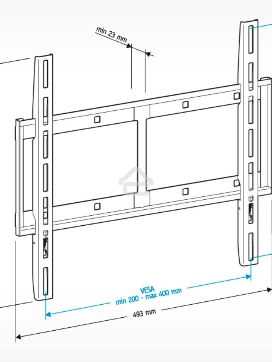 Кронштейн для телевизора Holder LCD-F4610 черный 32