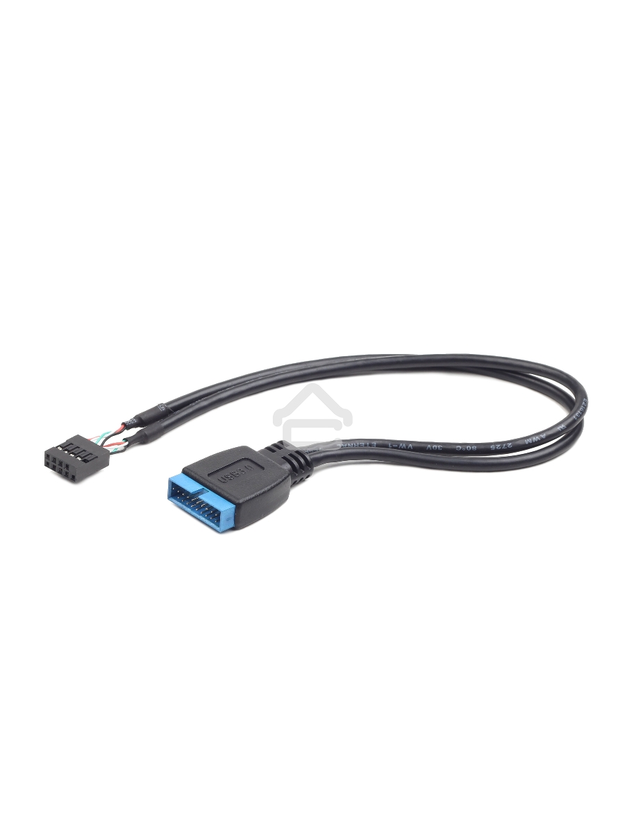 Кабель Cablexpert Внутренний USB2 - USB3 кабель, 9pin/19pin, 0.3m (CC-U3U2-01)