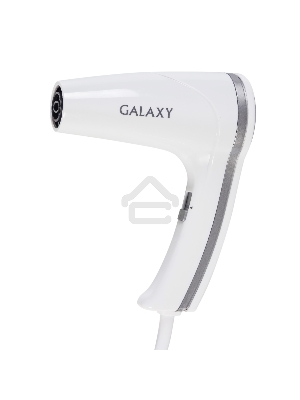 Фен для волос с настенным креплением Galaxy Line GL 4350, белый, 1400 Вт, 2 скорости потока воздуха, функция «холодный воздух», защитная сетка, настенное крепление