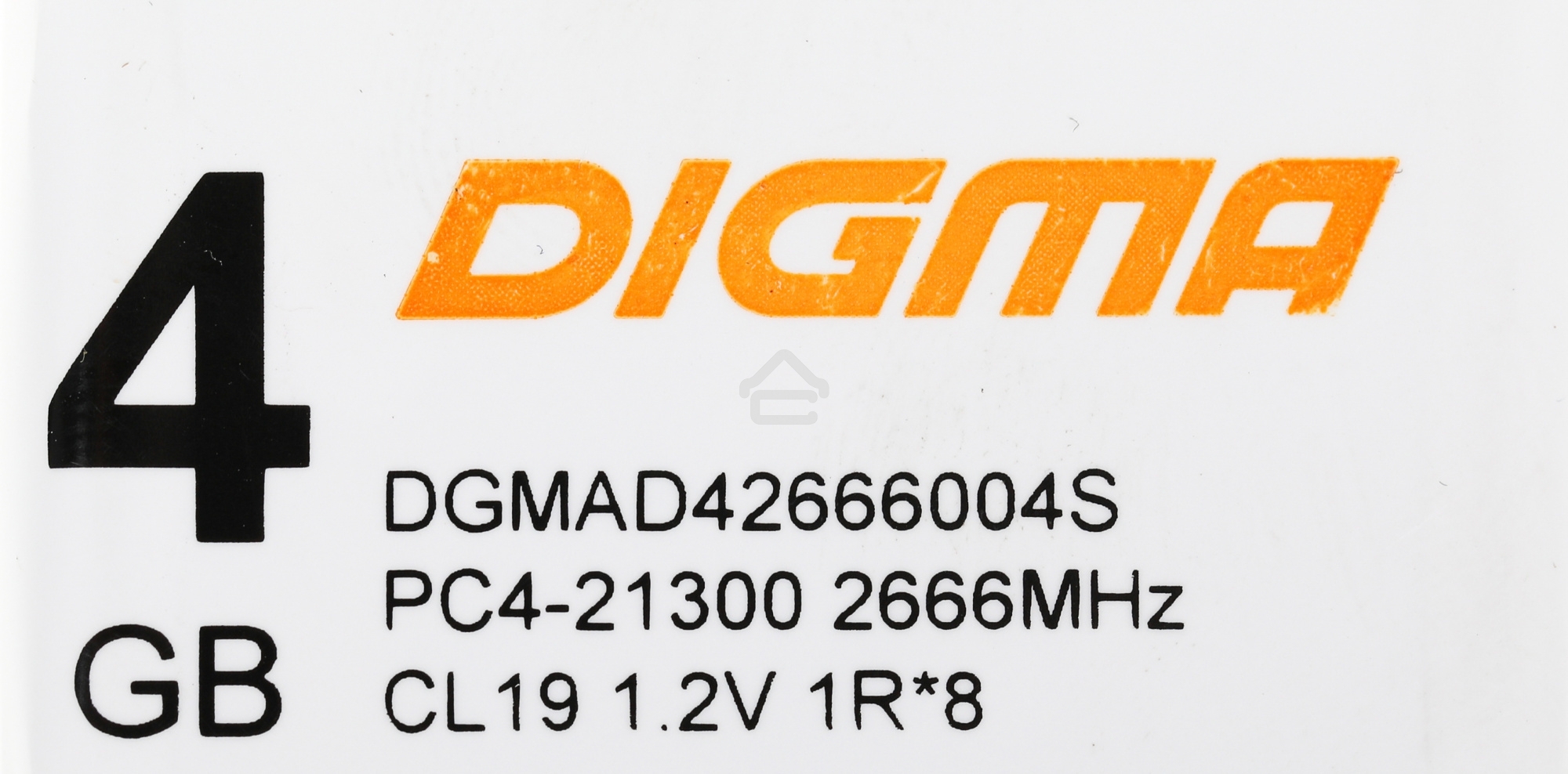 Оперативная память Digma, DDR4, 4GB (1x4GB), 2666MHz, CL19, DIMM