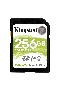 Флеш карта SDXC 256Gb Class10 Kingston <SDS2/256GB>, Canvas Select 100R CL10 UHS-I