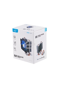 Кулер для процессора DEEPCOOL ICE EDGE MINI FS V2.0 синий, 80 мм, алюминий/медь, 2200 об/мин, 24.7 дБ, 3 pin, 100 Вт, 112 мм