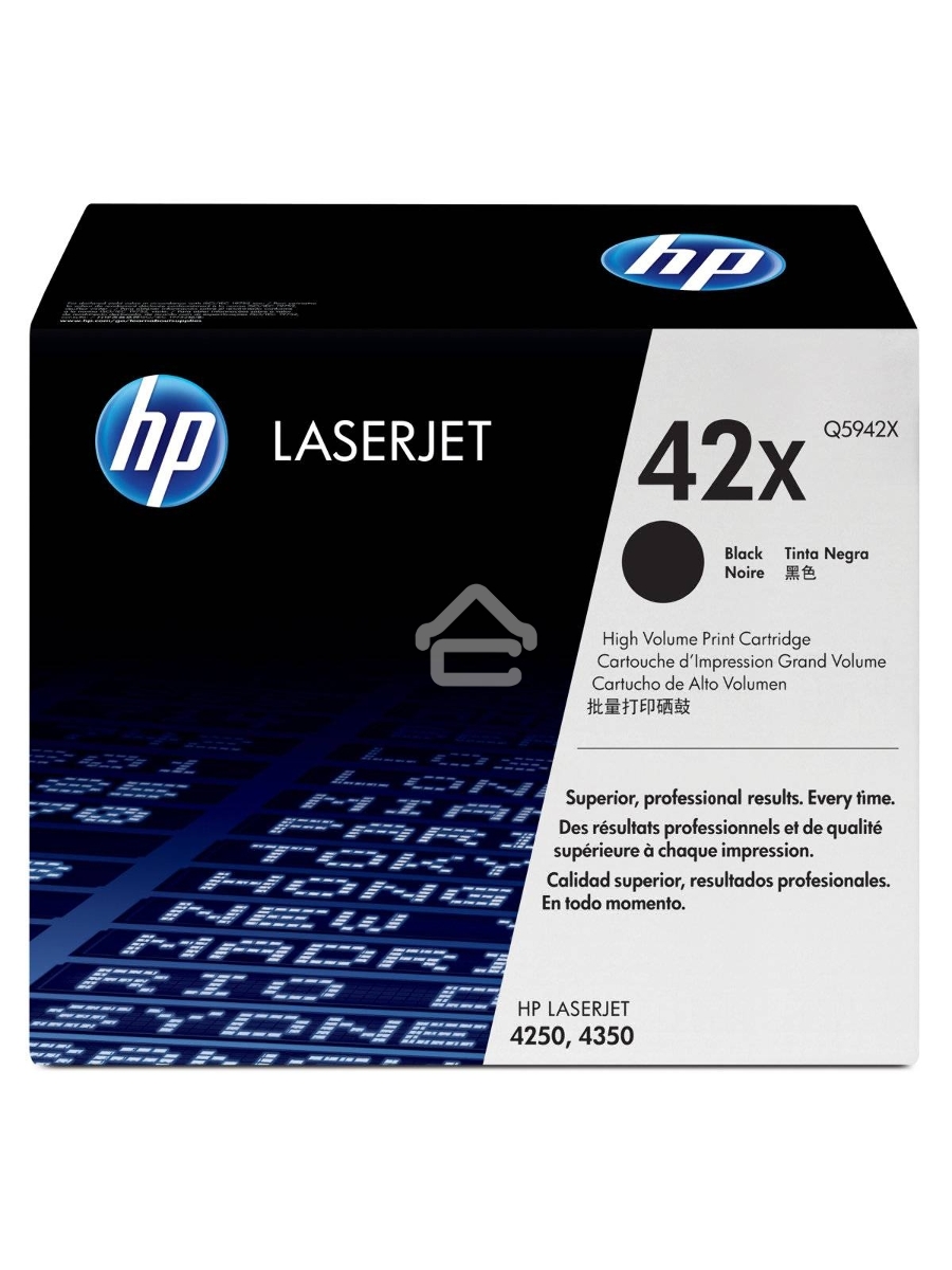 Картридж лазерный HP LaserJet Q5942X черный для LJ 4250/4350 (20000стр.)