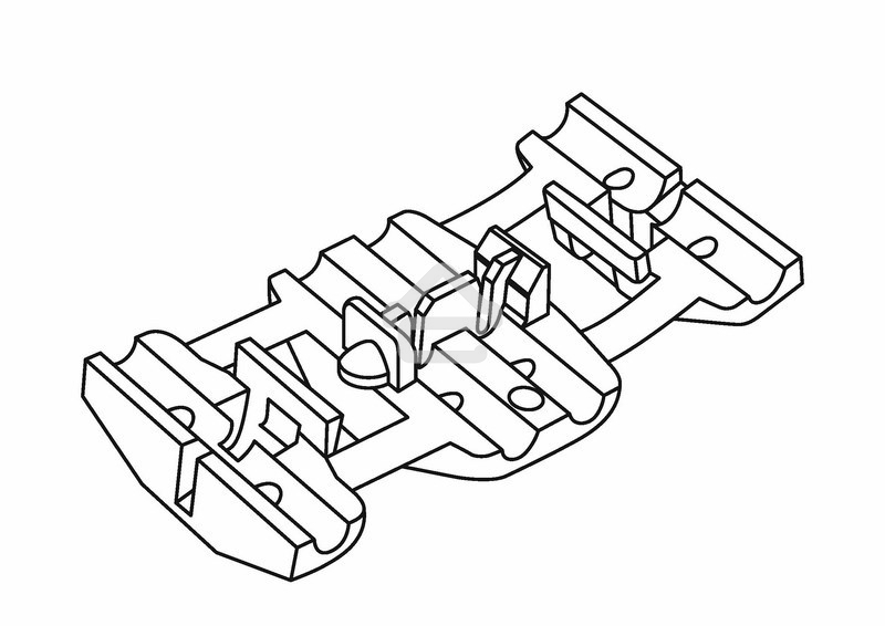 Ответвитель питания Rexant 0.5-0.75 мм² красный