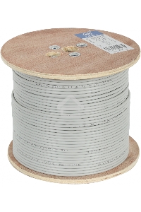 Кабель сетевой Ningbo FTP 4 пары cat5E solid 0.5мм CCA molded 305м серый