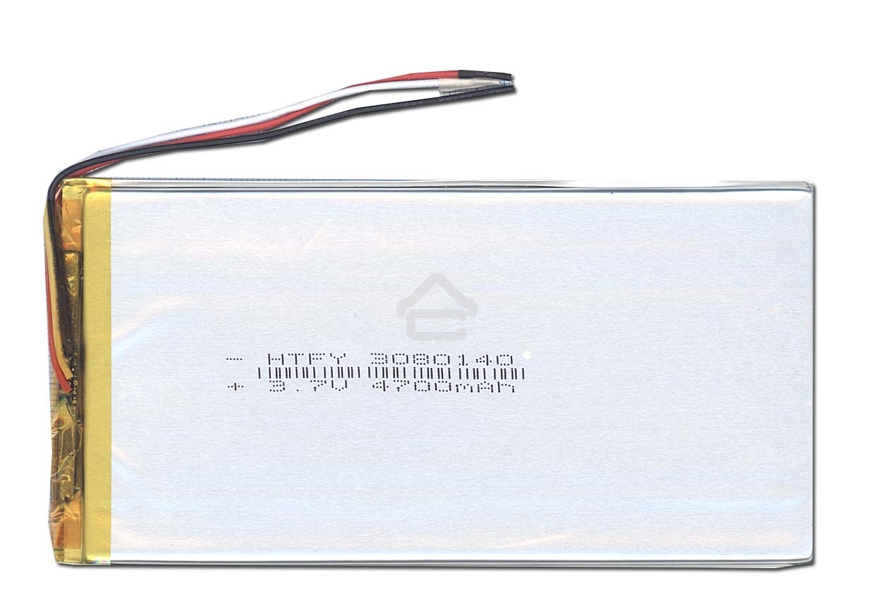 Аккумулятор Li-Pol (батарея) 3x80x140мм 3pin 3.7V/4700mAh