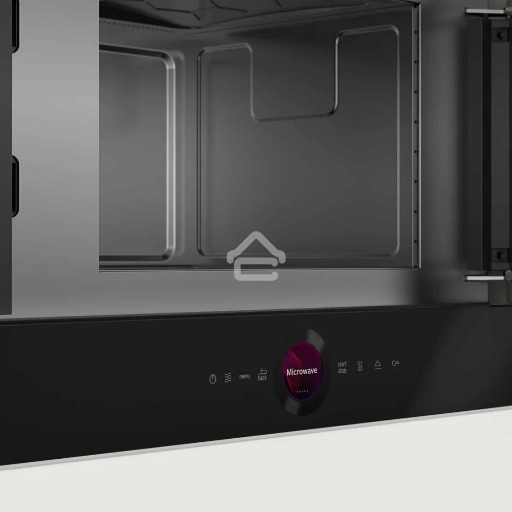 Встраиваемая микроволновая печь Bosch BFR7221B1 900Вт, 5 режимов, инвертер, 21 л, черный, петли справа