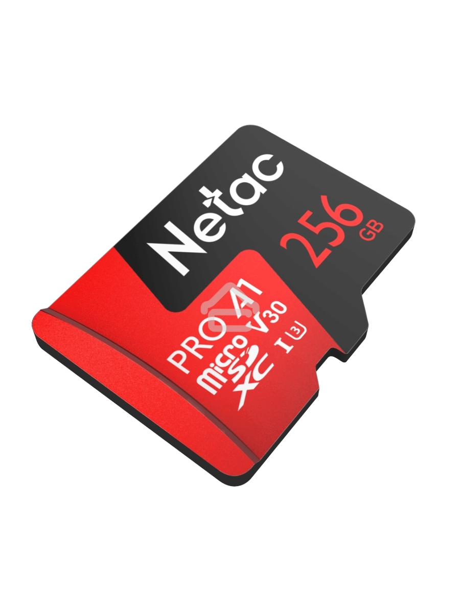 Флеш Карта MicroSD card Netac P500 Extreme Pro 256GB, retail version w/SD adapter
