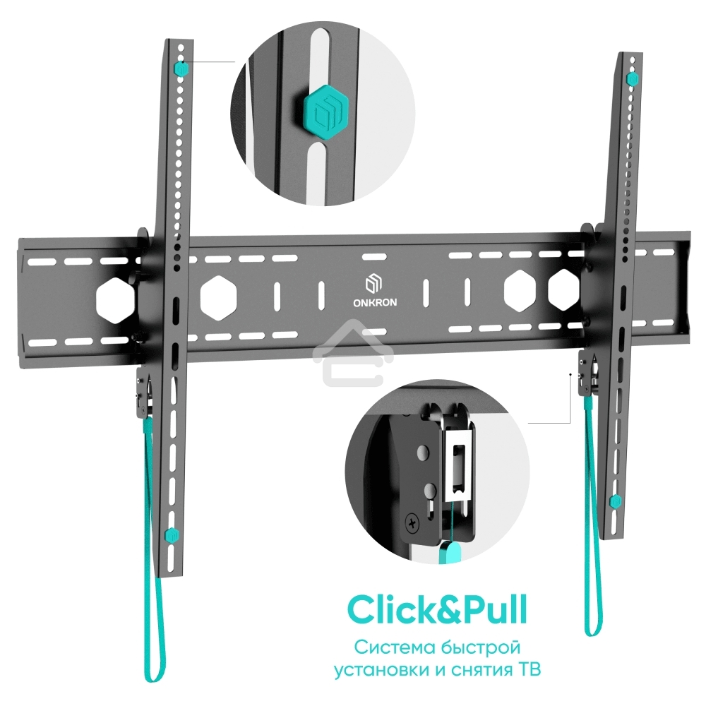 Кронштейн для телевизора ONKRON UT12 черный 60