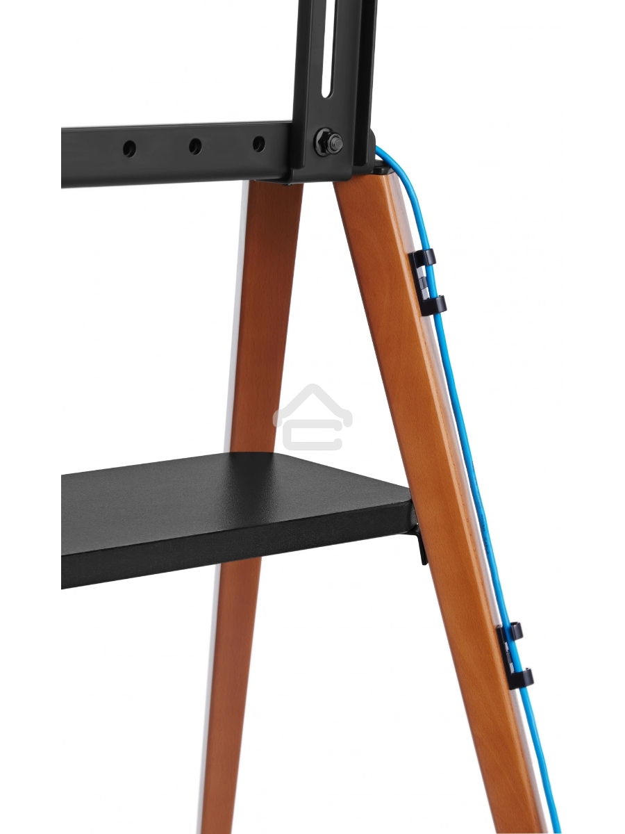 Подставка для телевизора Cactus CS-ST3647BKWN черный/орех 49