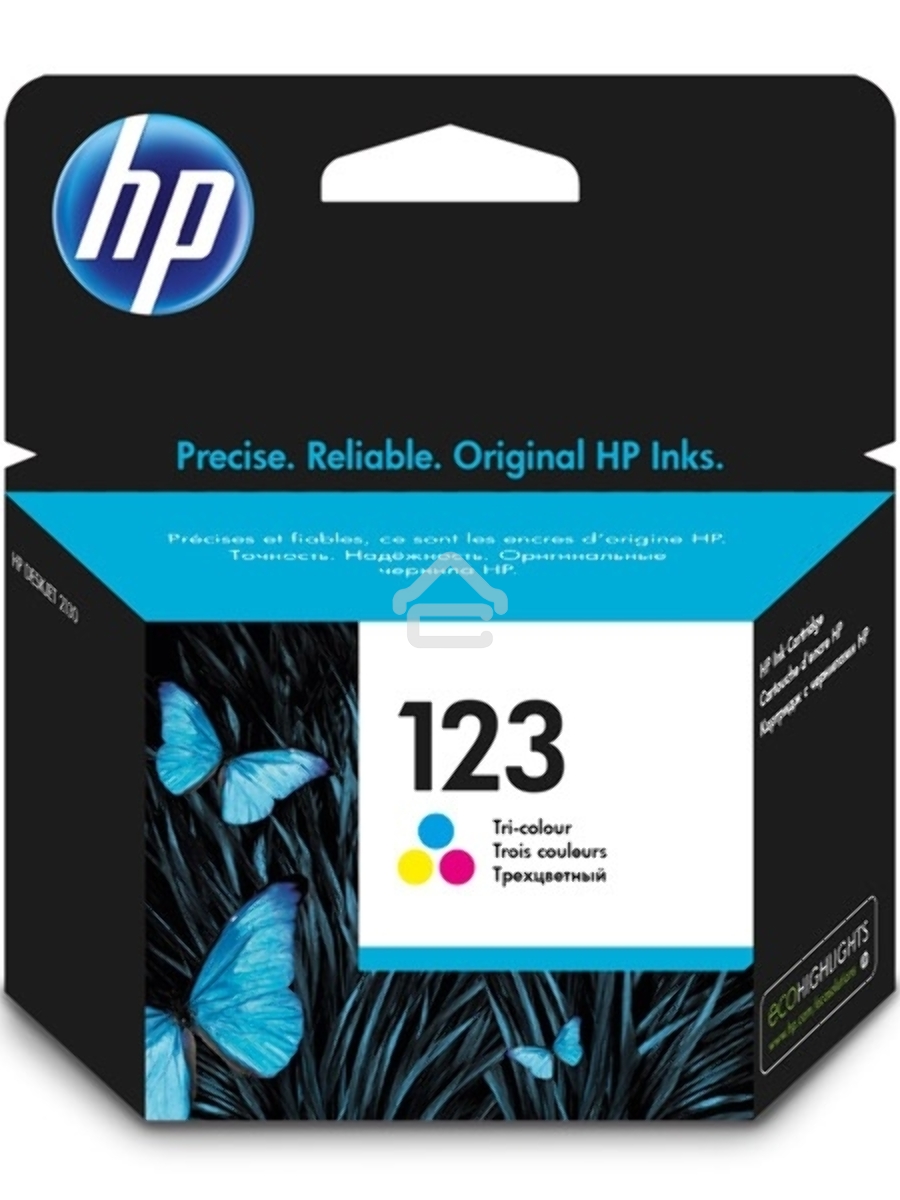 Картридж струйный HP 123 F6V16AE многоцветный, 100 стр., для HP DJ 2130