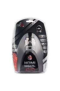 Кабель Cablexpert HDMI серия Platinum, 1,8 м, v2.0, M/M, плоский, позол.разъемы, металлический корпус, нейлоновая оплетка, блистер