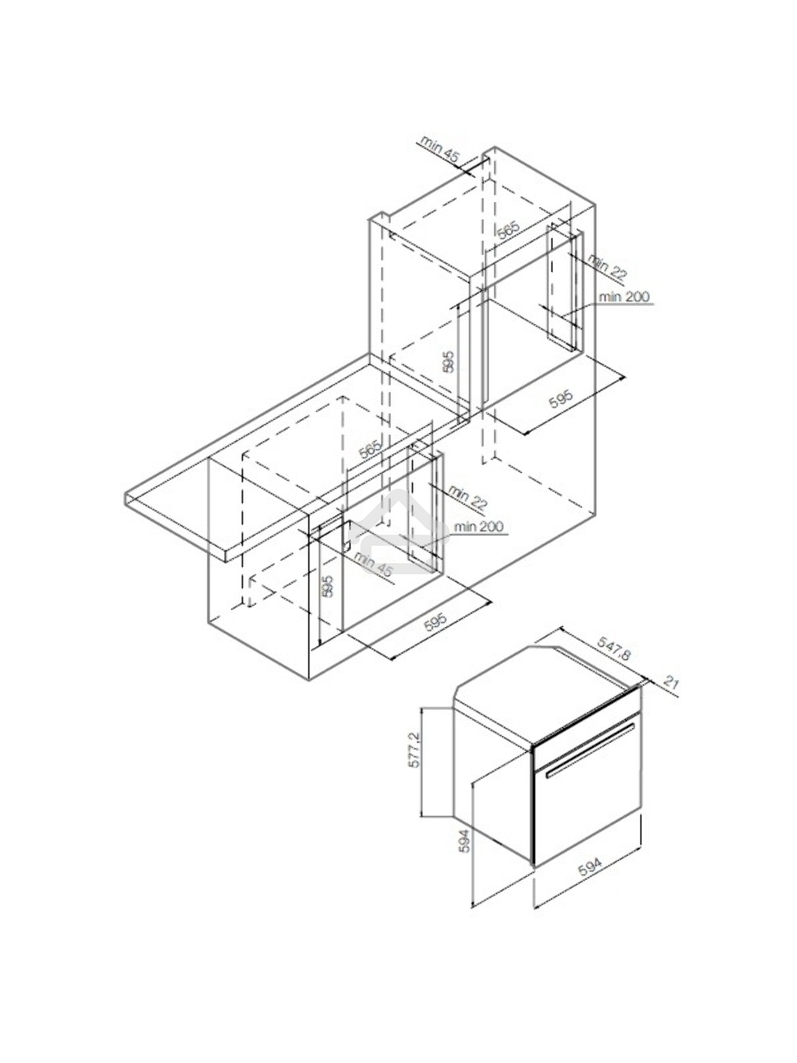 Встраиваемая электрическая духовка Graude BK 60.2 S 